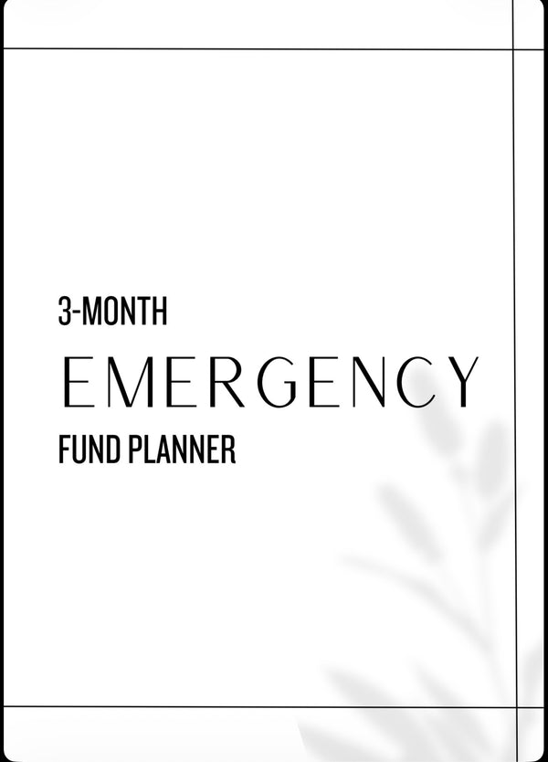 ✨ 3-Month Emergency Fund Guide: Build Stability, Confidence & Peace of Mind ✨